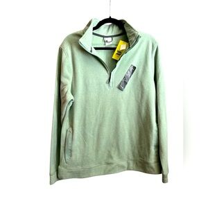 Green Half-Zip Sweatshirt